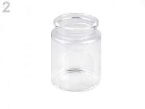 Skleněná lahvička s korkem 46x65 mm