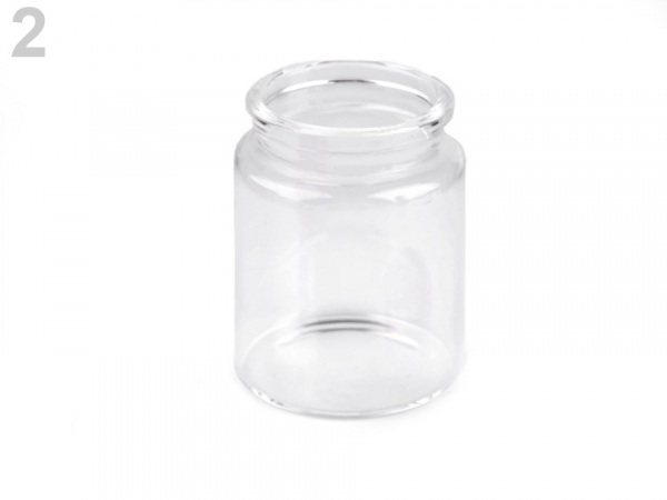 Skleněná lahvička s korkem 46x65 mm