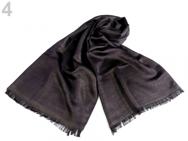 Šála s lurexem 70x175 cm