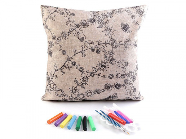 Kreativní sada povlak na polštář k domalování