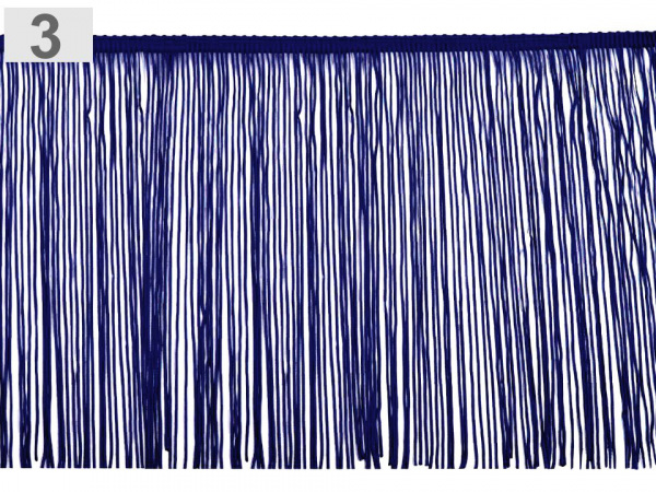 Třásně šíře 25 cm