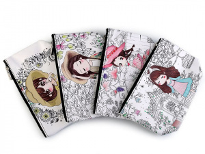 Kosmetická taška / pouzdro panenka 14x23 cm