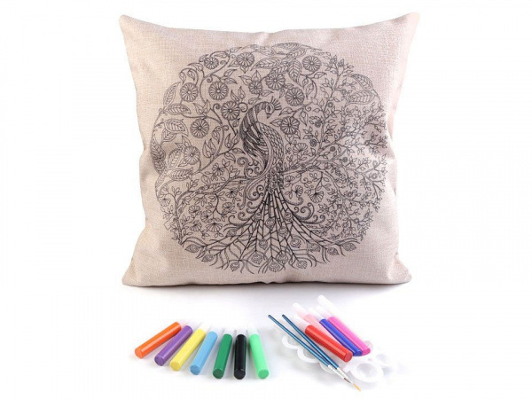 Kreativní sada povlak na polštář k domalování
