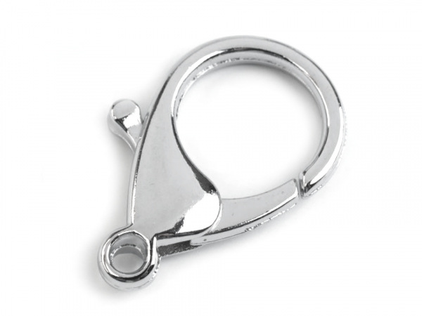 Kovová karabinka průvlek 3 mm velká