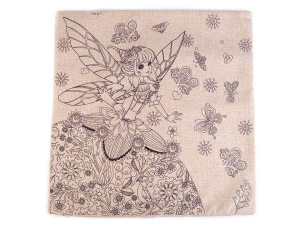 Kreativní sada povlak na polštář k domalování