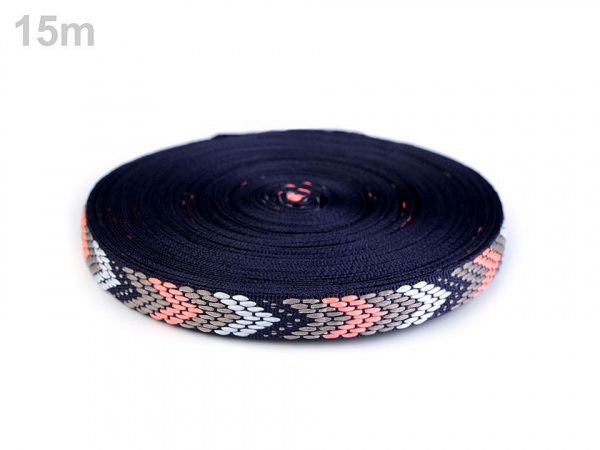 Vzorovka indiánský motiv šíře 14 mm