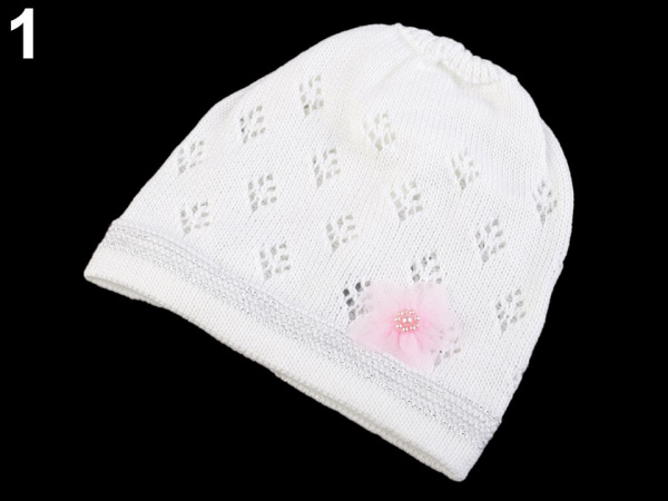 Dívčí pletená čepice Capu