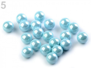 Dekorační kuličky / perly bez dírek Ø6 mm lesklé