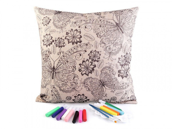 Kreativní sada povlak na polštář k domalování