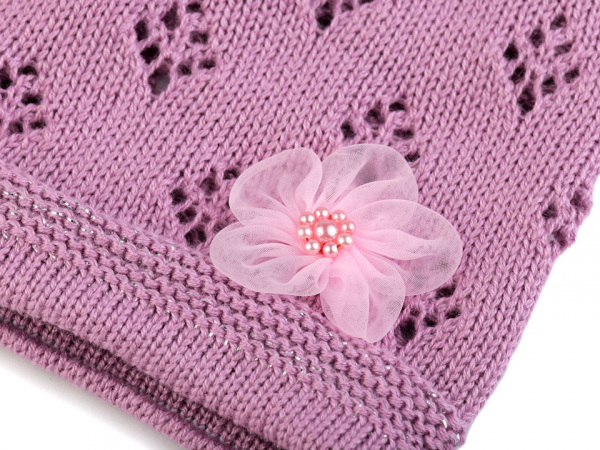 Dívčí pletená čepice Capu