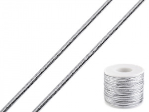 Kulatá lurexová pruženka hladká Ø1,5 mm