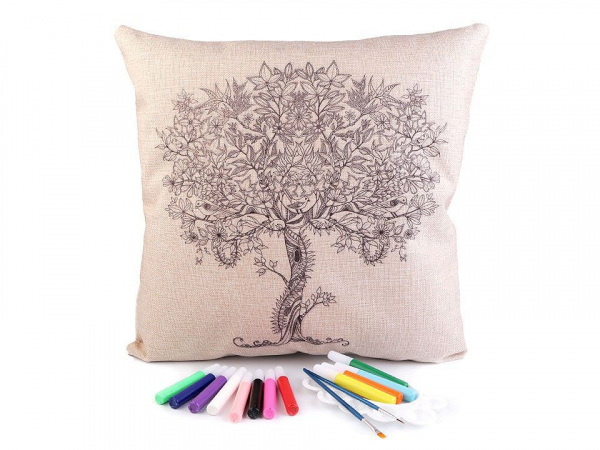 Kreativní sada povlak na polštář k domalování