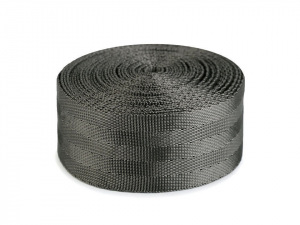 Hladký oboustranný popruh s leskem šíře 38 mm