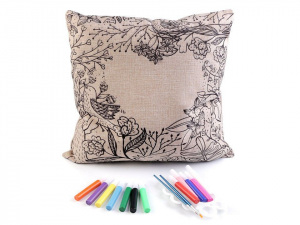 Kreativní sada povlak na polštář k domalování