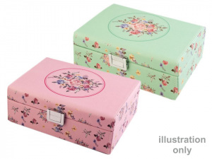 Šperkovnice s růžemi 8x16,5x22 cm