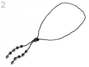 Náhrdelník z broušených korálků