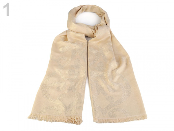 Šála s lurexem 72x182 cm