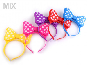 Čelenka svítící s mašlí