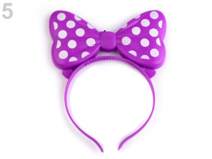 Čelenka svítící s mašlí