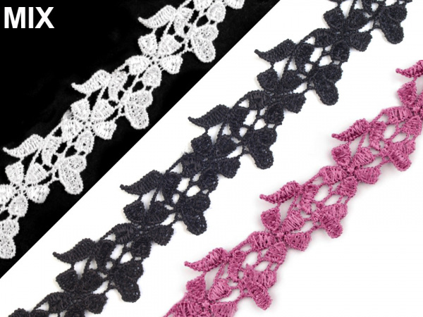 Vzdušná krajka / vsadka šíře 25 mm