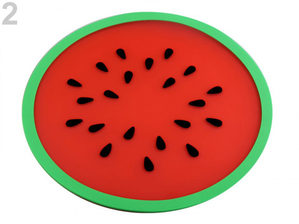 Silikonová podložka / prostírání citrón, meloun Ø24,5 cm