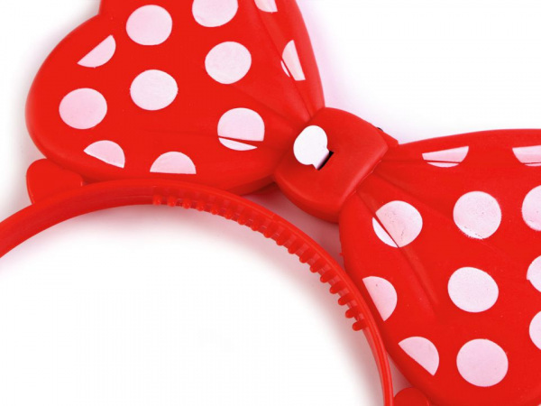 Čelenka svítící s mašlí