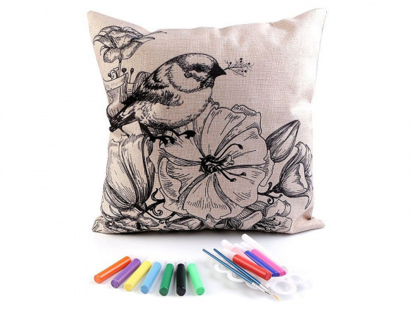 Kreativní sada povlak na polštář k domalování