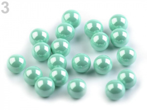 Dekorační kuličky / perly bez dírek Ø6 mm lesklé