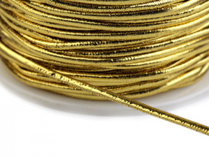 Kulatá lurexová pruženka hladká Ø1,5 mm