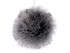 Kožešinová bambule Ø9 cm