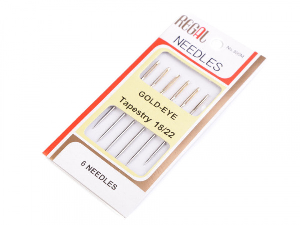 Jehly tupé vyšívací, zlatá ucha