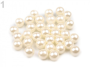 Perly / korálky Ø10 mm k nýtování