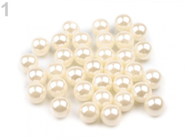 Perly / korálky Ø10 mm k nýtování