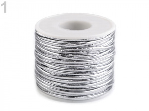 Kulatá lurexová pruženka hladká Ø1,5 mm