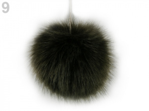 Kožešinová bambule na čepici Ø7-9 cm