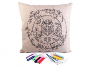 Kreativní sada povlak na polštář k domalování