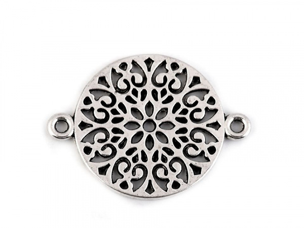 Našívací díl mandala 18x24 mm