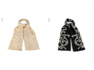 Šála s lurexem 72x182 cm