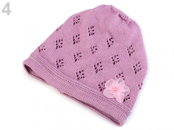 Dívčí pletená čepice Capu