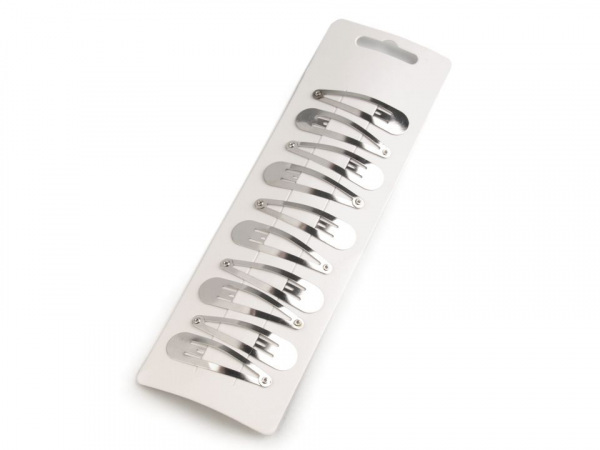 Sponka do vlasů pukačka stříbrná