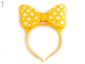 Čelenka svítící s mašlí