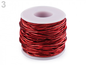 Kulatá lurexová pruženka hladká Ø1,5 mm