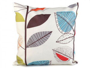 Povlak na polštář listy 43x43 cm