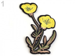 Nažehlovačka na rifle květy