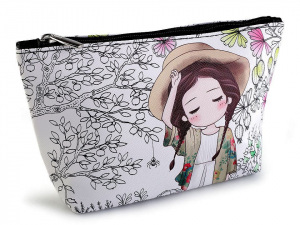 Kosmetická taška / pouzdro panenka 14x23 cm