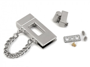 Sada zapínání na tašku 19x42 mm