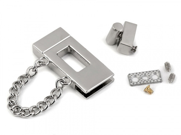 Sada zapínání na tašku 19x42 mm