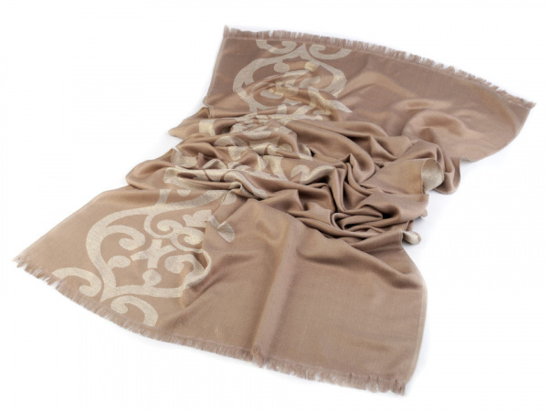 Šála s lurexem 72x182 cm