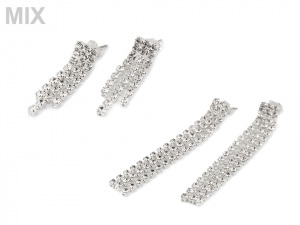 Štrasové náušnice - jablonecká bižuterie