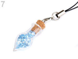 Přívěsek kapka s krystaly